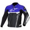 Alpinestars Blue Croes Celer Style Leather Jacket