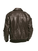 Men Bomber Lamb Style Leather Jacket