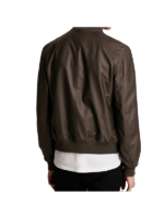 Brown Lambskin Style Leather Jacket