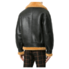 Brown Furr Style Sheepskin Leather Jacket