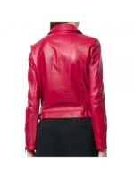 Classic Biker Style Women Leather Jacket