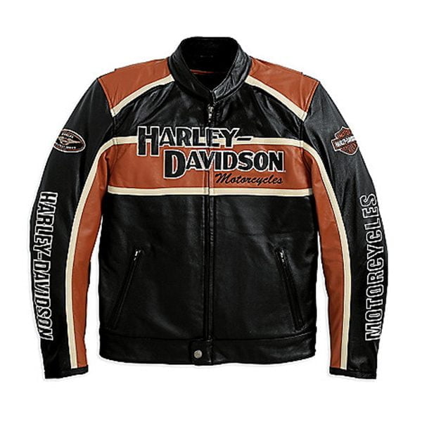 Harley-Davidson-Mens-Orange-Stripe-Classic-Cruiser-Winged-Leather-Jacket