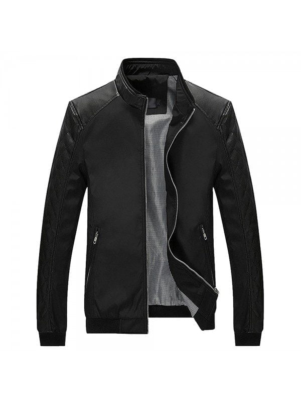 Men's Color Block Slim Casual Thin Lightweight Jacket