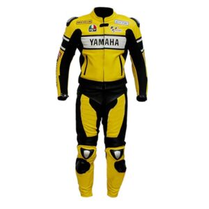 Men's Yamaha Motorbike Style Leather Suits