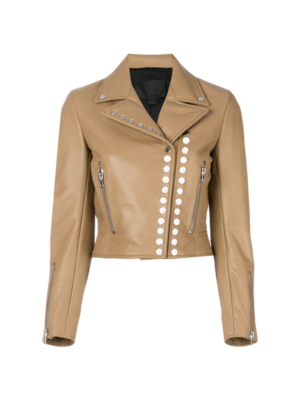 Studded Style Women Leather Jacket