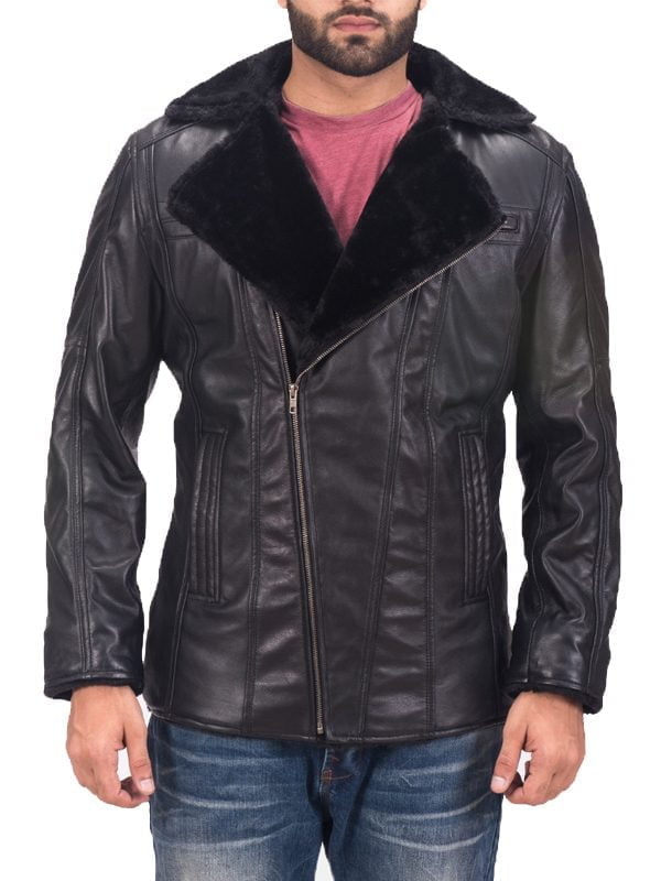 Ambrose Black Style Leather Jacket