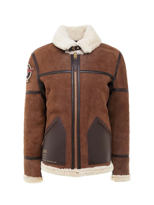 Brown Color Fur Leather Jackets