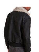Fur Collar Style Leather jacket