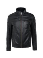 Inseam pockets Style Leather Jacket