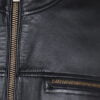 Inseam pockets Style Leather Jacket
