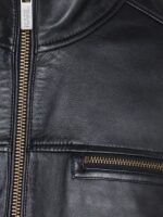 Inseam pockets Style Leather Jacket