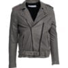 Lapel collar Style Leather jacket