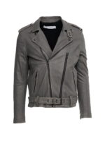 Lapel collar Style Leather jacket