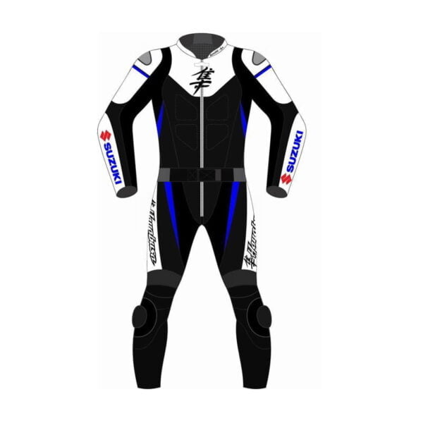 Suzuki GSXR suit Motorcycle Leather Suit Vintage Sports Motorbike Cowhide Suit