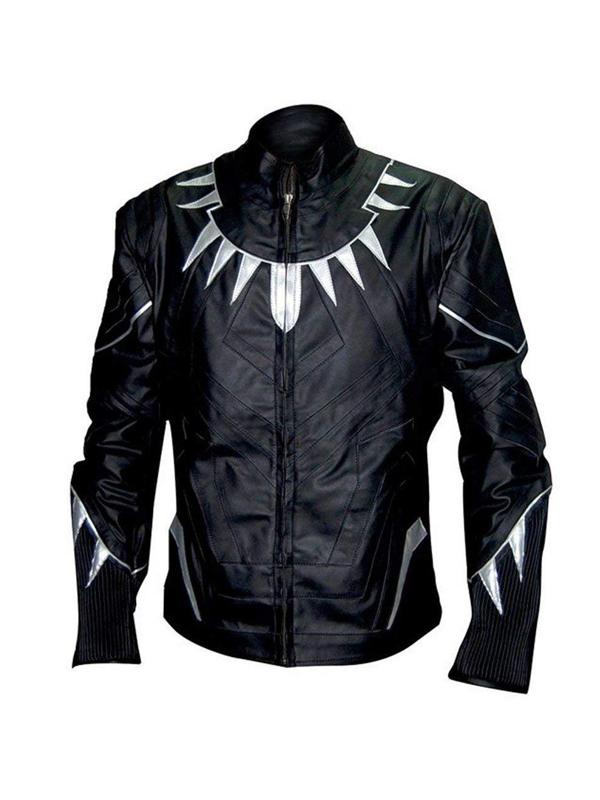 Black Panther Leather Fashion Jacket