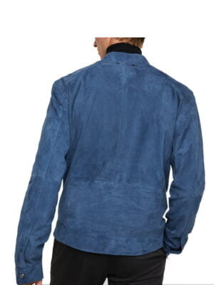 Blue Vintage Style Leather Fashion Jackets
