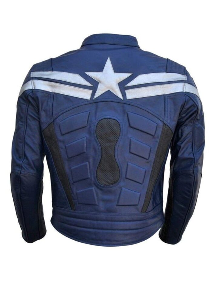 Men's Captain America Real Leather Jacket