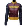 Wonder Woman Genuine Leather Fashion Jacket Gal Gadot