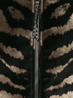Animal Print Mens Leather Jacket