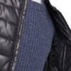 Puffer Style Mens Leather Jacket