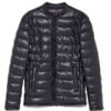 Puffer Style Mens Leather Jacket