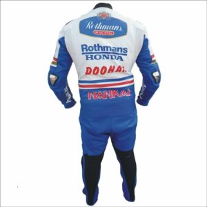 Rothman's-Honda-Motorcycle-Racing-Leather-Suit