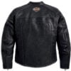 Harley Davidson Men's Regulator Perforated Black Leather Jacket.