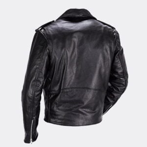Classic Leather Motorcycle Jacket Motorbike Jacket For Men.