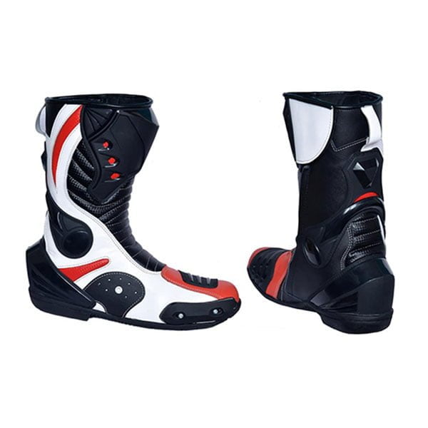 Arrow Gear Black Leather New Motorcycle Boots