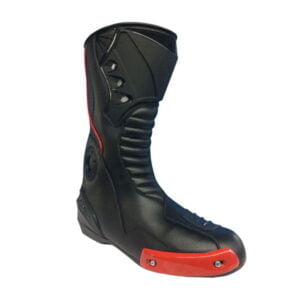 Black and Red Outdoor Rank Motorcycle Protective Breathable Shoes