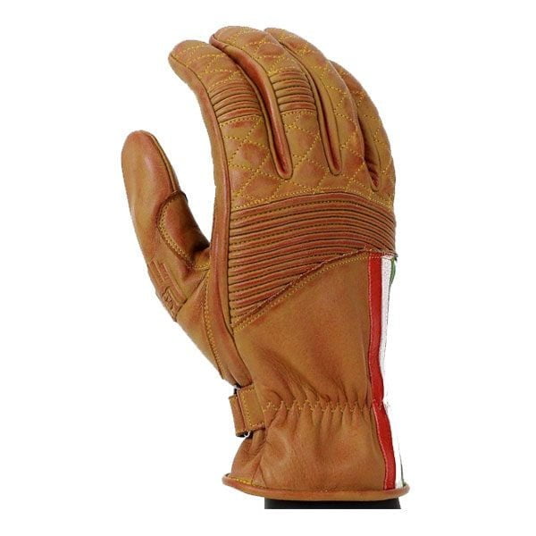 Motorcycle Cafe Racer Classic Leather Summer Gloves