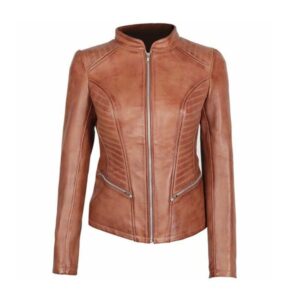 New Arrival Low Price Women Leather Jacket