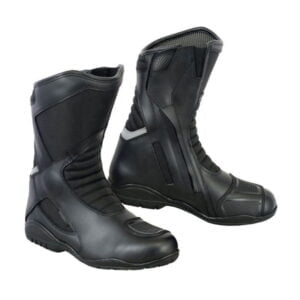 Unisex Breathable Sports Style Leather Motorcycle Boots