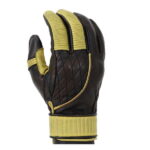 Yellow Motorbike Cafe Racer Leather Motorcycle Gloves