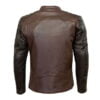 Mens Brown Chase Motorbike Leather Jacket