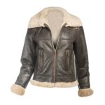 B3 Bomber Sheepskin Men Leather Jacket