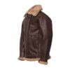 Men Brown Sheepskin Leather Jacket