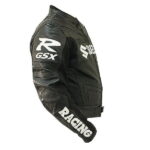 Black Suzuki Motorcycle Leather Jacket