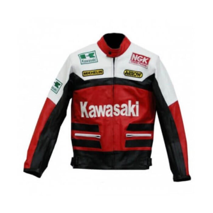 Kawasaki Red Leather Jacket