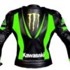 Mens-Green-Black-Kawasaki-Ninja-Motorcycle-Racing-Leather-Jacket-1