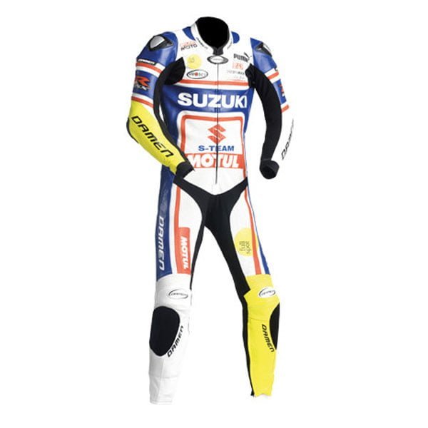 SUZUKI Motorbike Sport Leather Suit