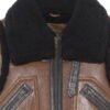 The Baldwin Shearling Aviator Leather Jacket