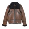 The Baldwin Shearling Aviator Leather Jacket