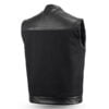 Best Manufacturing Leather Vest With Collar