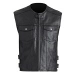 Classic Look Concord Mens Leather Vest