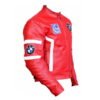 BMW Red Racing Leather Motorcycle Jacket