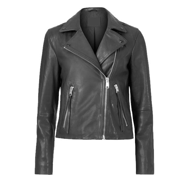 Hot Look Womens Leather Biker Jacket