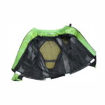 New Mens Razer Motorcycle Biker CE Armor Mesh Leather Green Jacket