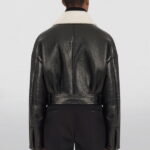 Shearling Aviator leather coat
