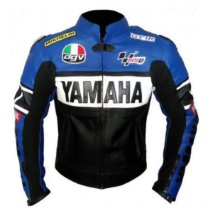 Blue Yamaha Textile Vintage Motorcycle Jacket - Jackleathers